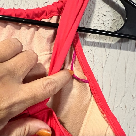 Athleta Ember Orange Kokomo Swim Dress size medium - Picture 10 of 13